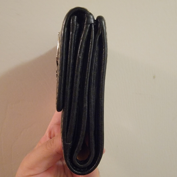 Coach Black Leather Bi-Fold Wallet - Picture 2 of 8